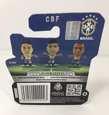 SoccerStarz 2014 DAVID LUIZ Brasil Soccer/Futebol Figurine~NEW- “Flamengo”