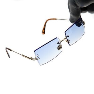 square blue sunglasses