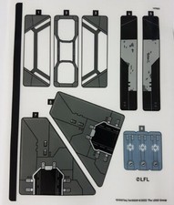 LEGO THE JUSTIFIER 75323 STICKER SHEET ONLY New  Genuine for set 75323stk01