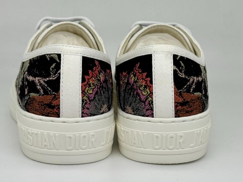 Tenis Zapatos DIOR WALK'N Jardín Botánico Algodón Plano con Cordones Top Bajo $990 - Imagen 9 de 17