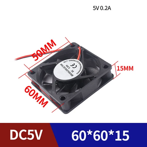 Lüfter Gehäuselüfter Radial Silent 12V 24V für PC Computer leise 40mm-120mm - Bild 8 von 19