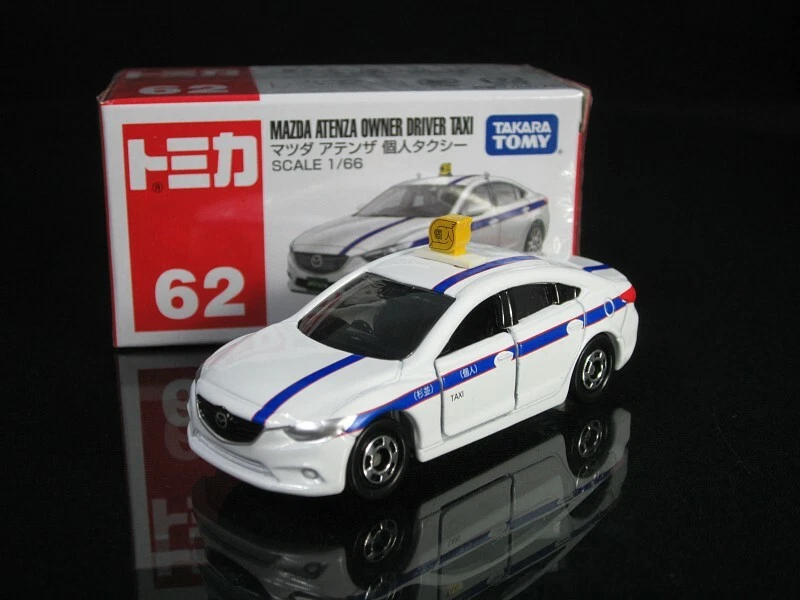 Takara Tomy Tomica 62 MAZDA ATENZA OWNER DRIVER TAXI 1/66 Mini Diecast Car - Image 3 of 3
