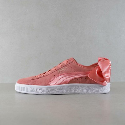 puma suede pink trainers