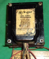 Stancor P-6317 Bias Supply Transformer (1951) Clean!