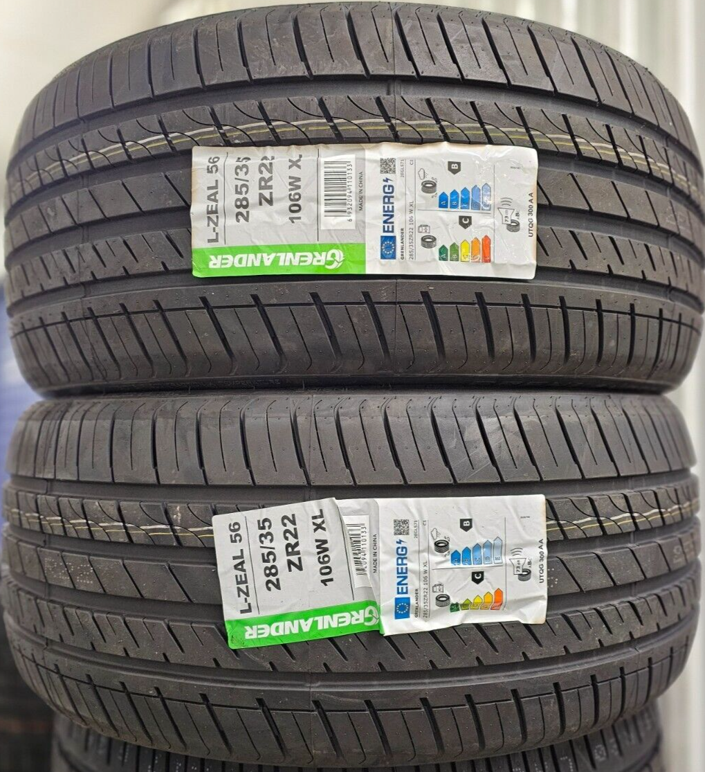 2X GRENLANDER ZEAL56 285/35 ZR22 XL 106W 4X4/SUV TYRES 285 2X GRENLANDER ZEAL56 285/35 ZR22 XL 106W 4X4/SUV TYRES 285