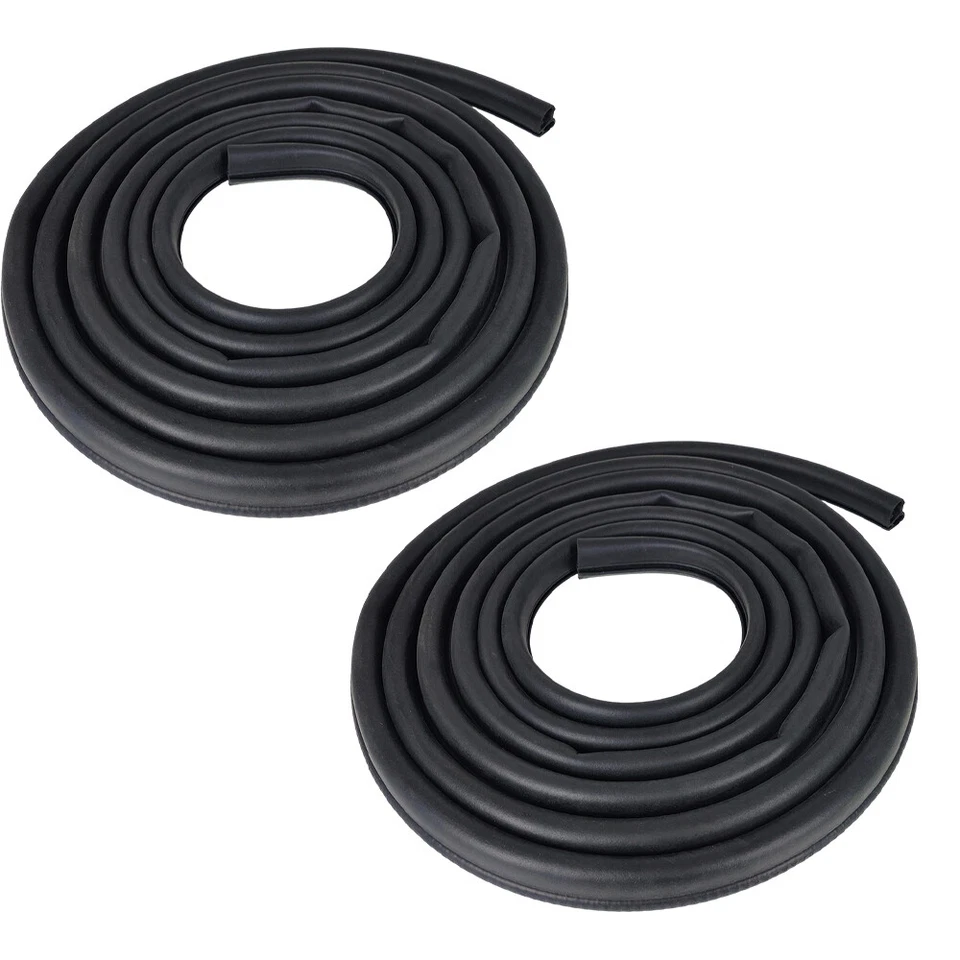 2X For Chevy GMC Suburban K1500 K2500 Rubber Door Weatherstrip Seals Set - Image 3 of 4