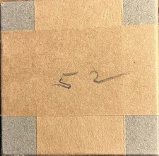 1952 EMPTY U.S. Silver Proof Coin Set Box + Tissue Paper - NO COINS!