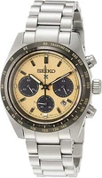 Seiko Prospex SBDL089 SPEEDTIMER Beige Solar Chronograph Men Watch