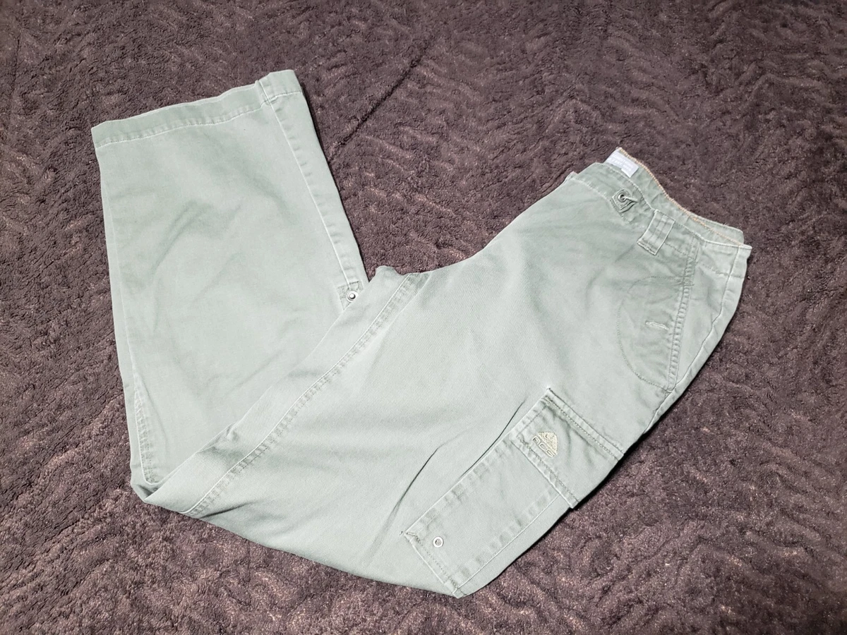Nike ACG All Conditions Gear Womens Green Cargo Pants Size 6