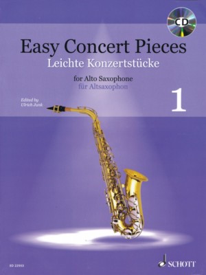 Easy Concert Pieces Book 1 - Sheet Music 23 Pieces Alto Saxophone 049045792