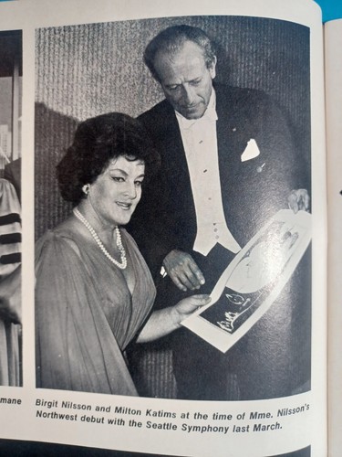1970 SYMPHONY MAGAZINE MILTON KATIMS SEATTLE SYMPHONY ORCHESTRA VON DILLIS 03757 - Picture 4 of 20