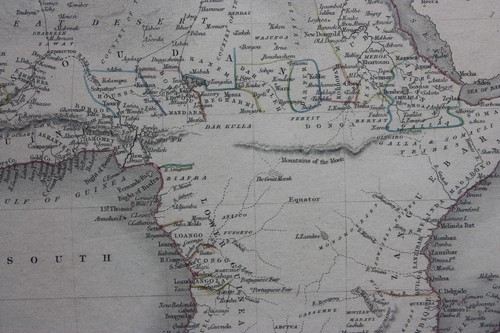Antique atlas map AFRICA, MADAGASCAR, Tallis, Rapkin, published c.1851 - Picture 6 of 6