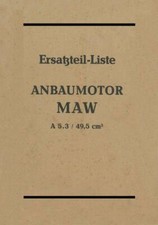 300979 Ersatzteilliste Anbaumotor MAW Fahrradanbaumotor Hilfsmotor