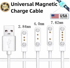 2-Pin Universal USB Data Charging Cable Magnetic Charger For Smart Watch 3 Type
