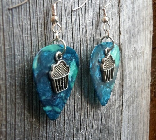 Pendientes púas para guitarra con dijes cupcake - elige tu color - Imagen 10 de 17