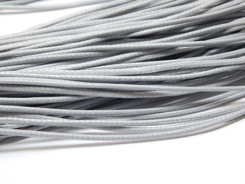 10 Halsband Wachsband 46cm Halskette mit Karabinerverschluss 1,5mm Schmuckband - Bild 25 von 25