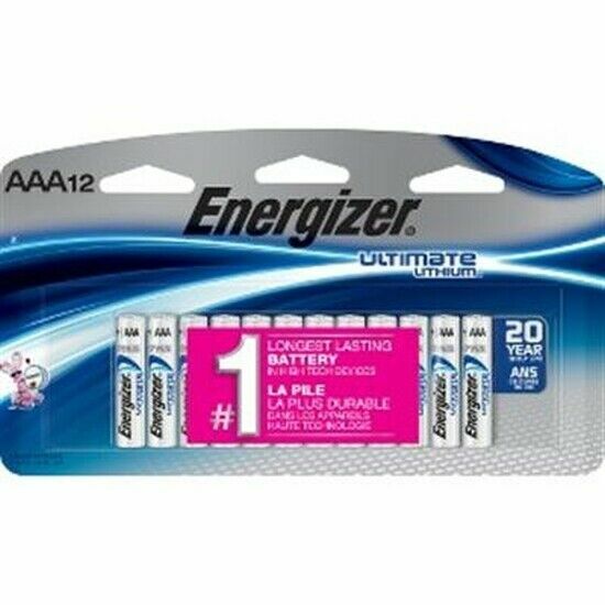 Energizer L92sbp12 Aaa Ultimate Lithium Batteries 12 Count For Sale Online Ebay