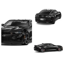 2019-2022 Camaro Quad Exterior Ground Effects 6 Piece Set Black W Hardware Oem