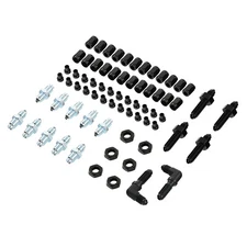 Brake Line Tuck Fittings Adapters Kit For 88-00 Honda Civic 90-01 Acura Integra