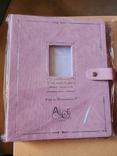 WANMANSHE Alice in Wonderland Pink Binder.