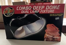 Zoo Med Combo Deep Dome Dual LampFixture