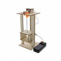 Aufzug Bausatz Aus Holz Mit Elektromotor - DIY