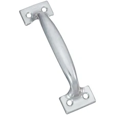 National Hardware 6.5 Inch Zinc Plated Door Handle For Metal Or Wood Doors