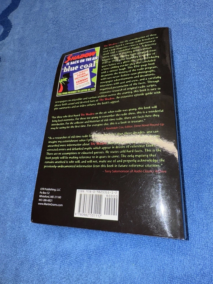 The Shadow History And Mystery Of Radio Program 1930-1954 Martin Grams Signed - Image 3 of 4