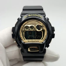 Casio G-Shock GD-X6900FB Men's Black w/ Gold Tone Large Digital Quartz Watch 