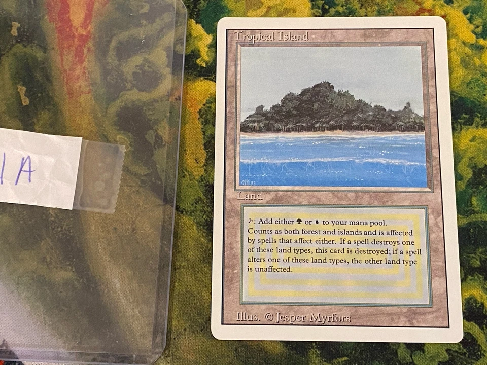 TROPICAL ISLAND REVISED MTG MAGIC THE GATHERING LIGHT PLAY - Image 2 of 4