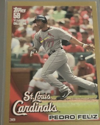 PEDRO FELIZ 2010 TOPPS GOLD PARALLEL SP /2010