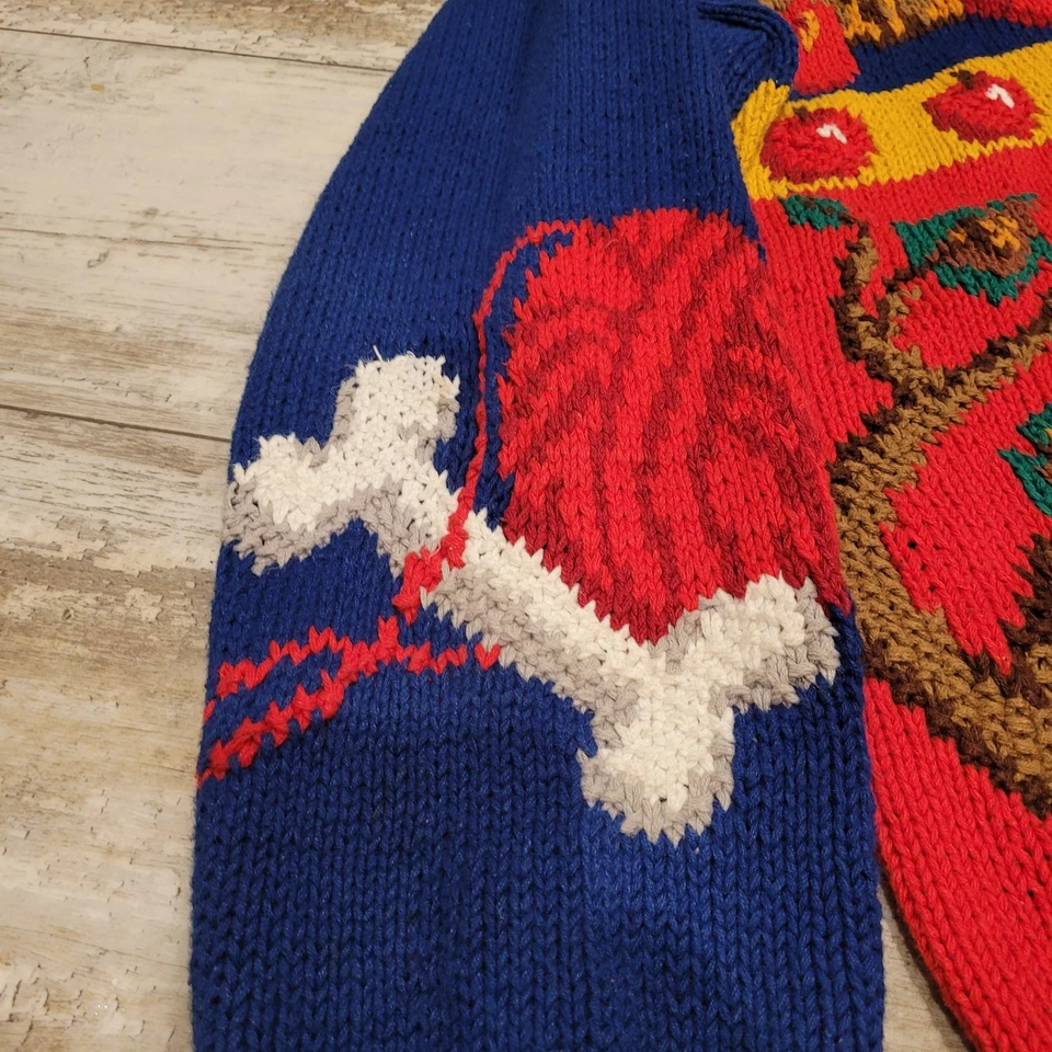 Suéter FEO Alexandra Bartlett De Colección Otoño Manzana Selección PERRO GATO MAESTRO Grande Foto 4 de 4