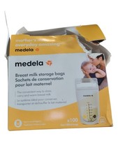 New MEDALA BREAST MILK STORAGE 100 BAGS