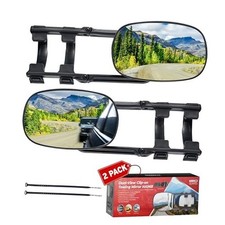 Extended Towing Mirrors Universal Clip-on Side Mirror Extensions For Pickups