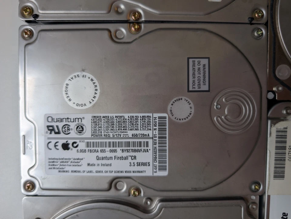 Apple Festplatten HDDs 5stück Alle Laufen Getestet - Bild 3 von 4