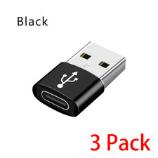 3 PACK USB C 3.1 Type C Female to USB 3.0 Type A Male Port Converter Adapter NEW
