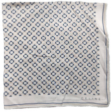 USED HANDKERCHIEF VINTAGE BANDANA COTTON 19" POCKET SQUARE HANKY