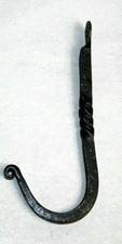 1 GANCHO FORJADO A MANO HIERRO 5" Metal Vintage-GANCHO DE HERRERO Estante de Cocina Pared Colgador de Llaves