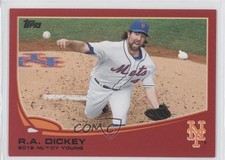 2013 Topps Award Winner Target Red RA Dickey #632 8mx