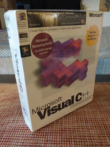 Microsoft Visual C++ 5.0 Professional Edition 1997 NEW, Factory Sealed