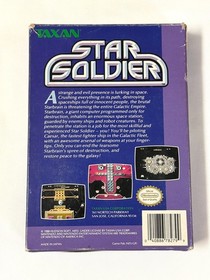 Star Soldier (Nintendo Entertainment System NES, 1988) CIB Complete