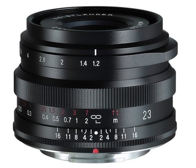 Voigtländer Objektiv Nokton 1,2 23mm für Fujifilm X Mount Schwarz asphärisch