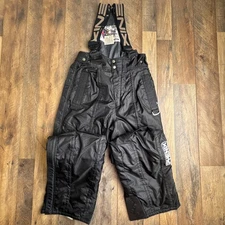 Vintage Phenix Snow Bib Pants Men's Small Black Snowboarding Skiing Insulated 