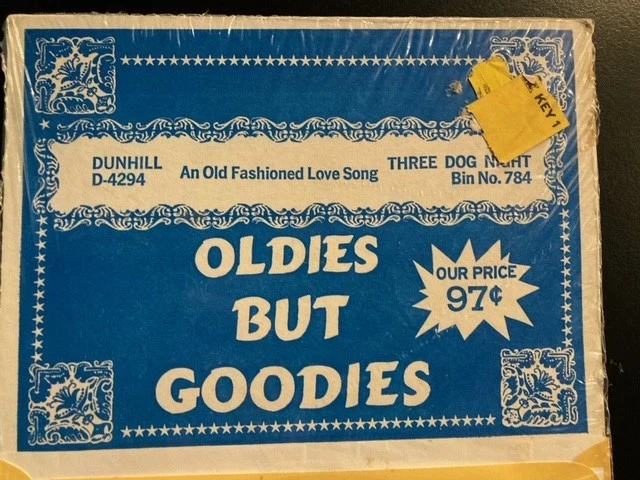 OLDIES BUT GOODIES K MART 45 ON CARD SEALED DUNHILL THREE DOG NI 70'S NOS LK NEW - Image 2 of 4