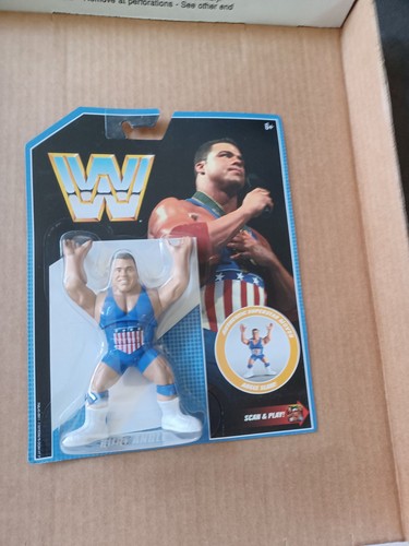 wwe mattel retros  series  7 kurt angle wrestling ...