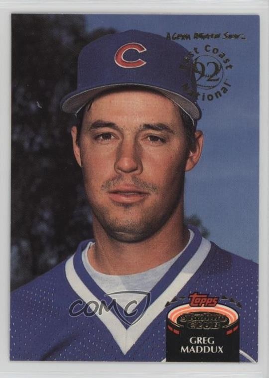 1992 Topps Stadium Club East Coast National Greg Maddux #665 HOF 7sd