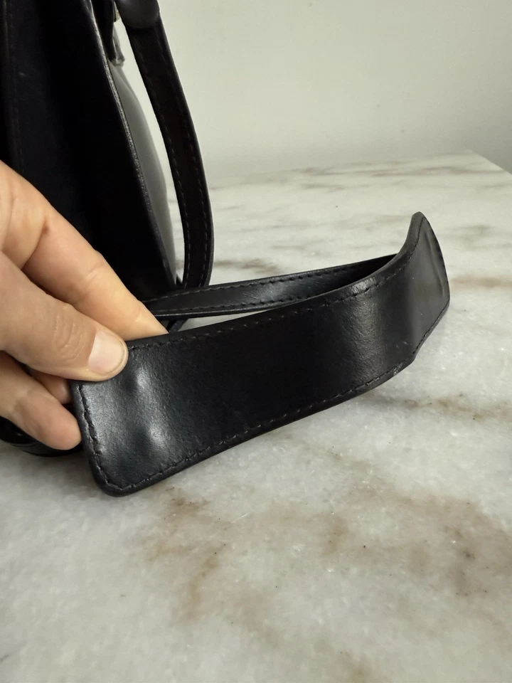 GIANNI CHIARINI BLACK LEATHER  CROSSBODY BAG - Image 4 of 4