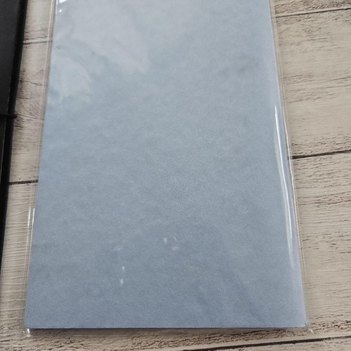 Prada Traveler's Notebook Regular Size Leather Cover Black W/Brass Tag Used - Picture 6 of 14
