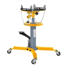  Dual Plunger Hydraulic Transmission Jack 1322lbs Capacity, 33.5"-69" High Lift