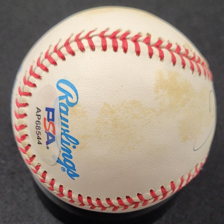 Frank Thomas signed American League AL Baseball autograph ~ PSA Sticker view 4